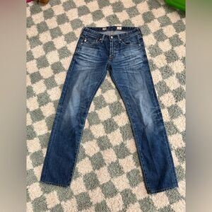 AG ADRIANO GOLDSCHMIED Matchbox Slim Straight Men’s Classic Blue Jeans Sz 29X31